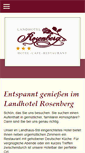 Mobile Screenshot of landhotel-rosenberg.de